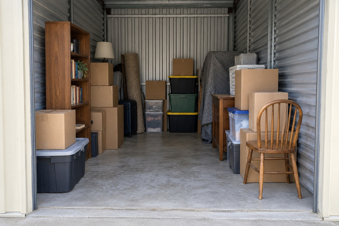 Storage unit cleanouts